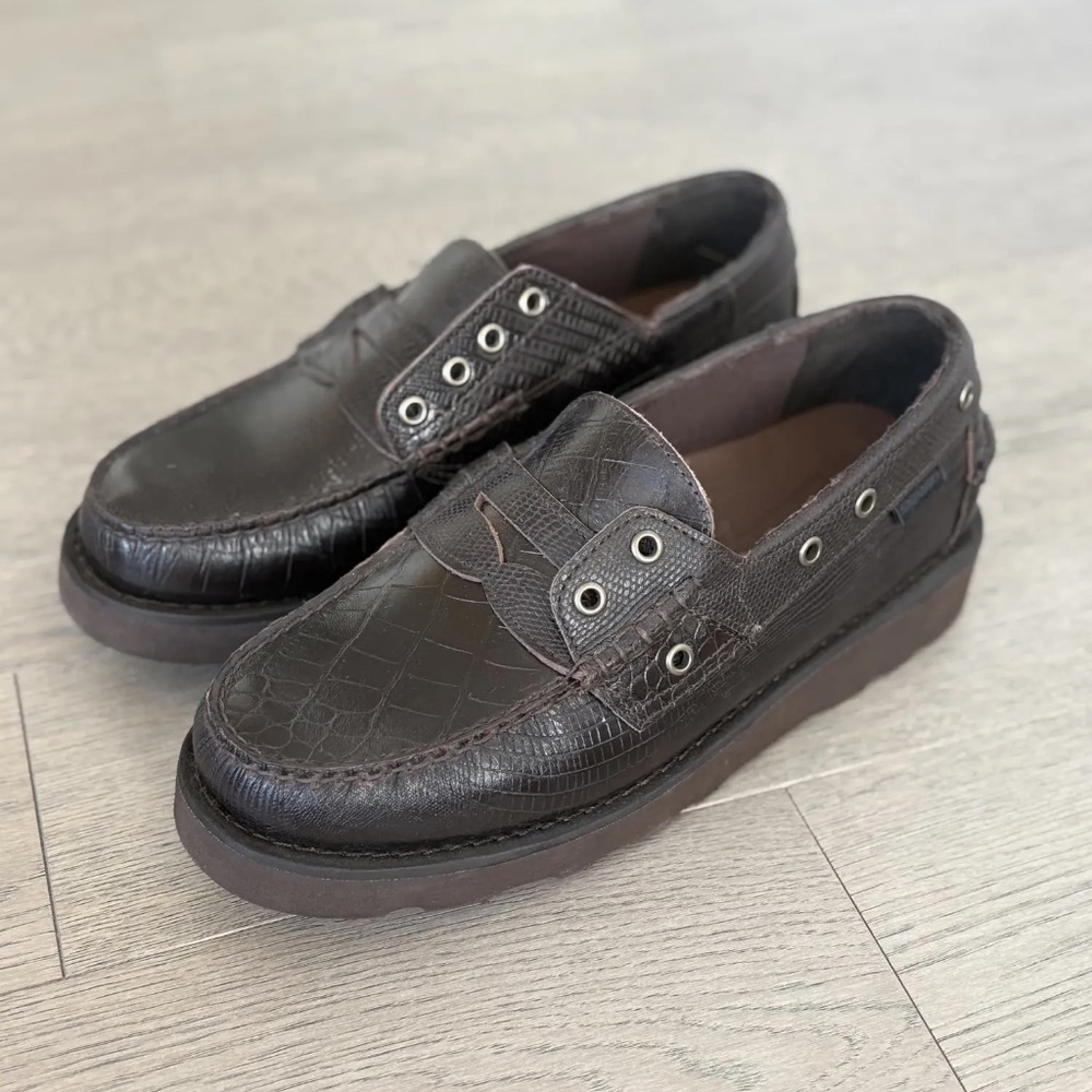 ENGINEERED GARMENTS x Sebago Slip-on Exotic Comboat
